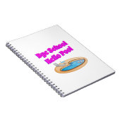 Bye School Hello Pool Funny Summer Quote Notizblock (Rechte Seite)