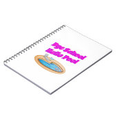 Bye School Hello Pool Funny Summer Quote Notizblock (Linke Seite)