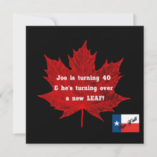 Bye Y'all-TX-Flag Einladung