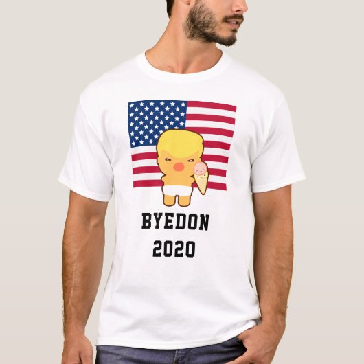ByeDon 2020 Baby Trump Cartoon T-Shirt (Vorderseite)