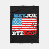 Byedon 2020 Flag - Bye Don Hey Joe Biden Support S Fleecedecke (Vorderseite)