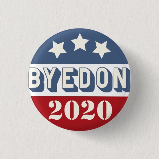 Byedon Funny Biden Harris 2020 (Button zurück) Button (Vorderseite)