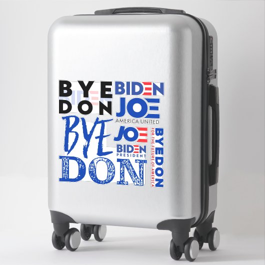 Byedon Joe Biden Sticker (Koffer)