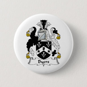 Byers Familienwappen Button