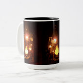Bygone Era Antique Öl Lampen Kaffee Tasse 15 oz. (Vorderseite Links)