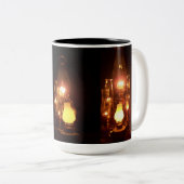 Bygone Era Antique Öl Lampen Kaffee Tasse 15 oz. (VorderseiteRechts)