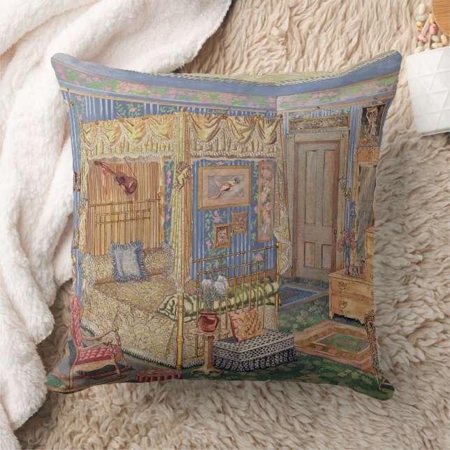 Bygone Old modische Charme Kissen (Decke)