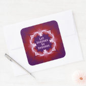 Bygones als Bygones gelassen Quadratischer Aufkleber (Umschlag)