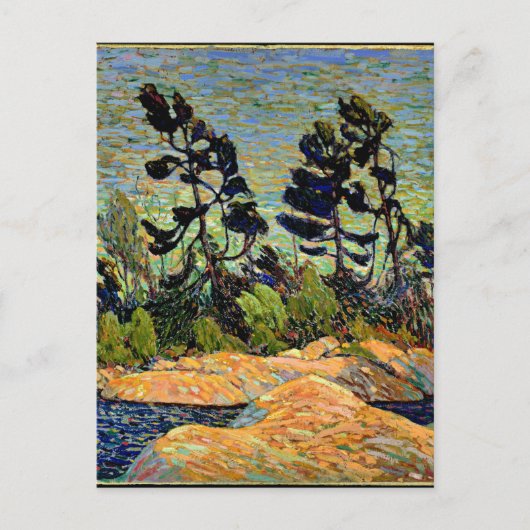 Bying Inlet, Georgian Bay - Kunstmalerei Postkarte (Vorderseite)