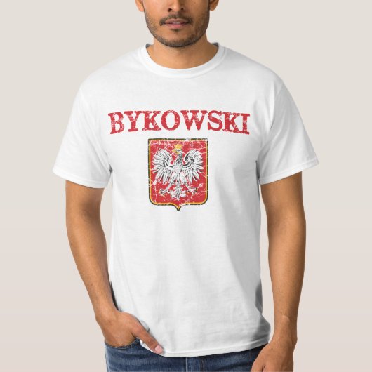 Bykowski Familienname T-Shirt (Vorderseite)
