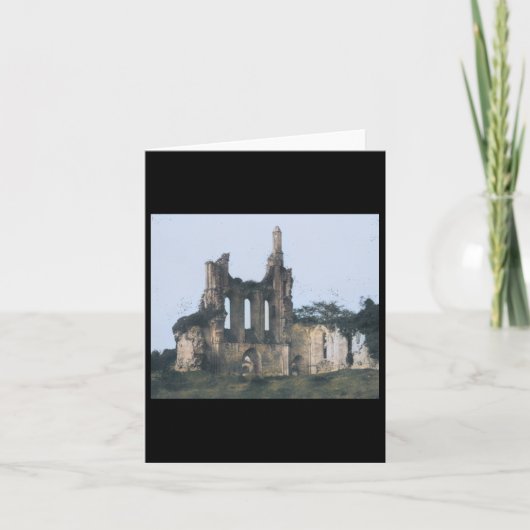 Byland Abbey Sticker Karte (Vorderseite)