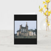 Byland Abbey Sticker Karte (Gelbe Blume)