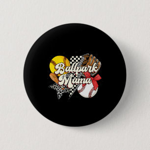 Byll Park Mama. Bysebyll Softbyll Muttertag Mama Button
