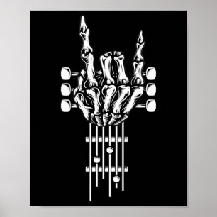 Bynd Rock and Roll Gitarre S für Männer Bynd T-Shi Poster