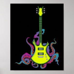 Bynd Rock and Roll Gitarre S für Männer Bynd T-Shi Poster
