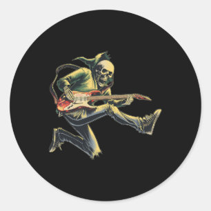 Bynd Rock and Roll Guitar S for Men Bynd T-Shirt 7 Runder Aufkleber