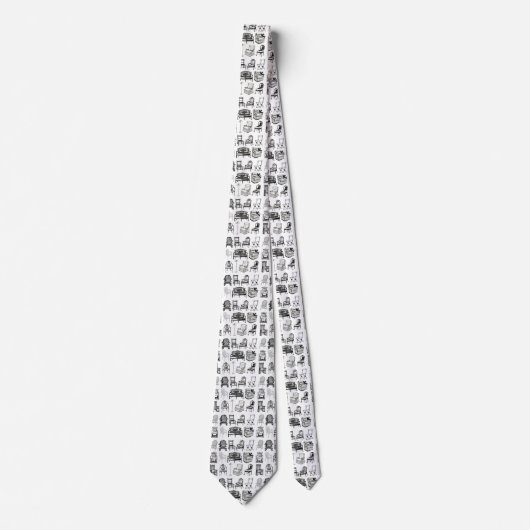 BYOC (bringen Sie Ihren eigenen Stuhl) Neck Tie Krawatte (Vorderseite)