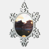 Byodo in Kyoto, Japan #1 Snowflake Ornament (Rechts)