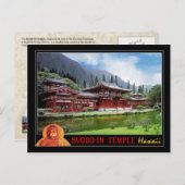 Byodo-In Temple, Oahu, Hawaii Postkarte (Vorne/Hinten)