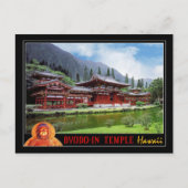 Byodo-In Temple, Oahu, Hawaii Postkarte (Vorderseite)