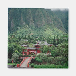 Byodo-In Temple, Oakahu, Hawaii - Magnet
