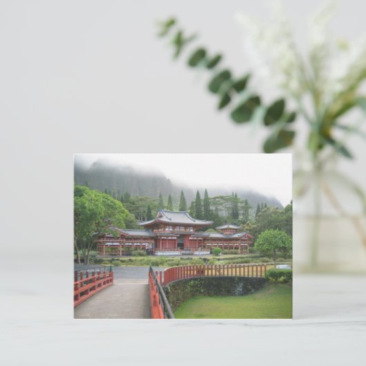 Byodo-in Temple Postcard Postkarte (Stehend Vorderseite)