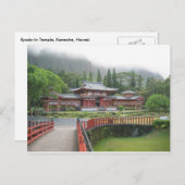 Byodo-in Temple Postcard Postkarte (Vorne/Hinten)