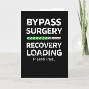 Bypass Operation Erholung Geschenk Open Heart Op Karte