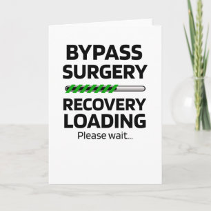 Bypass-Operations-Erholungsgeschenk   Offene Herzc Karte