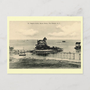 Byram Shore, Port Chester, New York Vintage auf De Postkarte