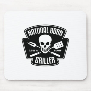 Byrbecue Natürlich geborener Griller Lustiger Gril Mousepad