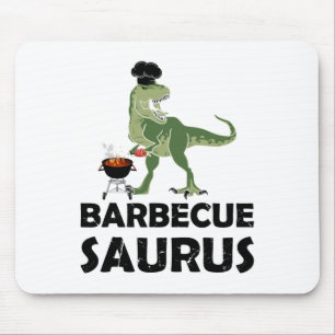Byrbecue Saurus Byrbecue und Dino Lover Byrbecue D Mousepad