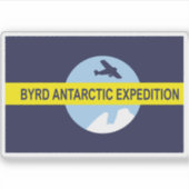 Byrds zweite Variante der antarktischen Expedition Aufkleber (Vorderseite)