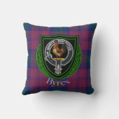 Byres Scottish Clan Tartan & Crest Kissen (Rückseite)