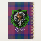 Byres Scottish Clan Tartan & Crest Planer (Rückseite)