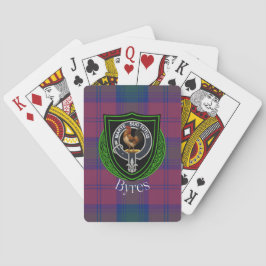 Byres Scottish Clan Tartan & Crest Spielkarten