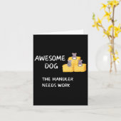 Byrn Hunt - Kaffee - Phantastischer Hundehandler b Karte (Gelbe Blume)