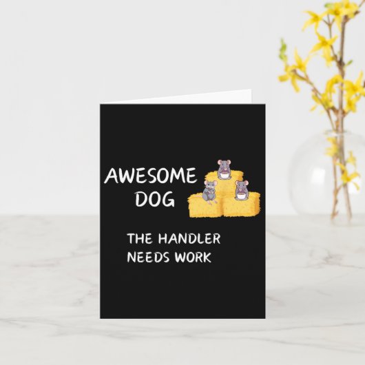 Byrn Hunt - Kaffee - Phantastischer Hundehandler b Karte (Gelbe Blume)