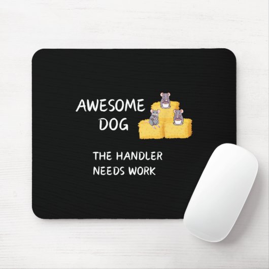 Byrn Hunt - Kaffee - Phantastischer Hundehandler b Mousepad (Mit Mouse)