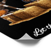 Byrn Hunt Lover - Niedlicher Warriorrat und amerik Poster (Ecke)