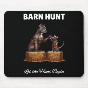 Byrn Hunt Lover - Niedlicher Warriorrat und Cane C Mousepad