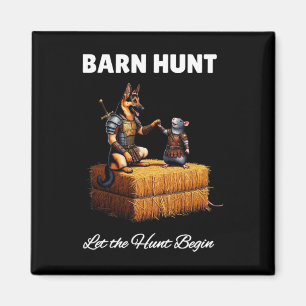 Byrn Hunt Lover - Niedlicher Warriorrat und deutsc Magnet