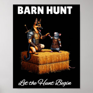 Byrn Hunt Lover - Niedlicher Warriorrat und deutsc Poster