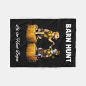 Byrn Hunt Lover - Niedlicher Warriorrat und Gelbe Fleecedecke (Vorderseite (Horizontal))