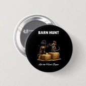 Byrn Hunt Lover - Niedlicher Warriorrat und Schwar Button (Vorne & Hinten)
