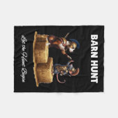 Byrn Hunt Lover - Rat und Staffordshi, Niedlicher Fleecedecke (Vorderseite (Horizontal))