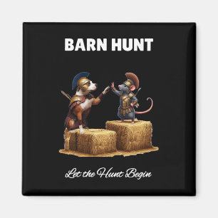 Byrn Hunt Lover - Rat und Staffordshi, Niedlicher Magnet