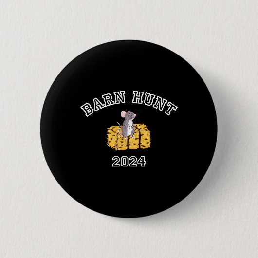 Byrn Hunt Lover - Rn Hunt 2024 mit Niedlicher Ratt Button (Vorderseite)