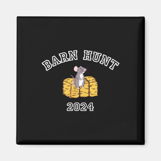 Byrn Hunt Lover - Rn Hunt 2024 mit Niedlicher Ratt Magnet (Vorne)