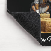 Byrn Hunt Lover - Warrior Rat Blue Merle Tri Borde Mousepad (Ecke)